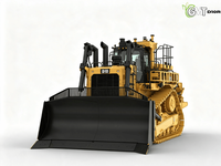 Bulldozer sur chenilles d'occasion CAT D10R CE EPA EURO 5 Diesel, Engin de construction lourd Caterpillar d'origine, Moteur et pompe 2023