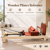 Matériel de fitness OEM d'usine : Reformer en bois pour entraînement, lit de fitness, Reformer de yoga et Pilates pour studio et usage domestique