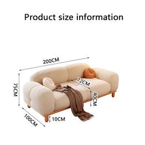 Single Seater Convertible Divano Soggiorno Designer Sectional <b>Sofa</b> for Living Room Home Lazy Bed Corner <b>Sleeper</b> Sponge Apartment - Product Image 6