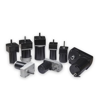 Moteur à engrenages CC à faible bruit avec réducteur intégré 60JB50K/52ZY125 60mm, 24V, plusieurs rapports de réduction, personnalisé en usine