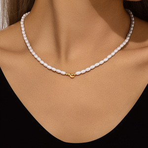 สร้อยคอเงินแท้ S925 สไตล์วินเทจ ประดับดาวและพระจันทร์ ดีไซน์มินิมอล ประดับมุกบาโรก สำหรับผู้หญิง - Product Image 2