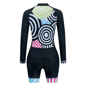 Combinaison de vélo d'été Ensemble de maillots de cyclisme Vêtements pour femmes Combinaison de peau de triathlon Respirant Bycyle Team Racing Uniform Outfit Gel Pad - Product Image 4