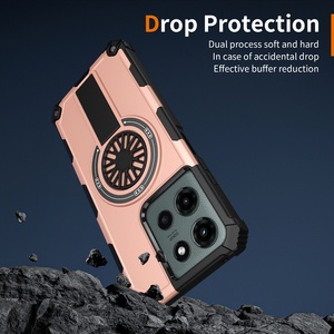 Étui de téléphone en TPU et PC Guardian pour <span class=keywords><strong>MOTO</strong></span> <span class=keywords><strong>G</strong></span> 5G 2025 <span class=keywords><strong>8</strong></span> <span class=keywords><strong>Plus</strong></span> <span class=keywords><strong>Plus</strong></span> SE, anti-choc, charge sans fil, support de voiture inclus, poignée de téléphone - Product Image 3