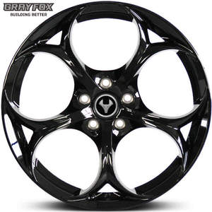 GRAYFOX Monobloc noir personnalisé 17-22 pouces 5X120/112/113.4 pour Alfa Romeo Giulia <span class=keywords><strong>Giulietta</strong></span> 2012 Gta Jantes forgées en alliage - Product Image 2