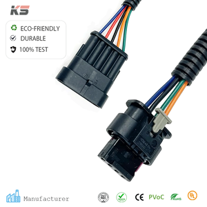 ขั้วต่อกันน้ำสำหรับรถยนต์ Tyco Amp 1.5 แบบตัวผู้ตัวเมีย พร้อมสายไฟ 1 2 3 4 5 6 พิน - Product Image 1