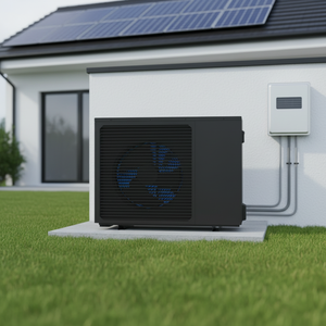 ปั๊มความร้อนพลังงานแสงอาทิตย์ R290 ประสิทธิภาพสูง A+++ 6KW สำหรับโรงแรม บ้านพักอาศัย ใช้งานกลางแจ้ง ควบคุมผ่าน WIFI อัจฉริยะ ประสิทธิภาพสูง - Product Image 2