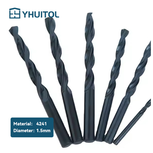 Chất Lượng Cao Độ Bền Cao Độ Chính Xác Khoan Tốc Độ Cao Thép Cán 4241 Màu Đen <span class=keywords><strong>HSS</strong></span> Twist Khoan <span class=keywords><strong>Bits</strong></span> - Product Image 1