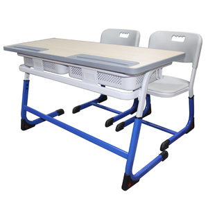 Ensemble de table pour enfants en acier, plastique et <span class=keywords><strong>MDF</strong></span>, moderne et personnalisé, pour une seule personne, mobilier de classe pour écoles primaires - Product Image 5