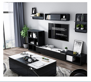 Table à manger moderne multifonctionnelle, réglable en hauteur, avec structure en fer, support pliable télécommandé, pour hôtel et chambre à coucher - Product Image 3