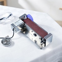 Affûteuse de couteaux industrielle en acier inoxydable refroidie par eau, meuleuse électrique entièrement automatique, qualité DIY