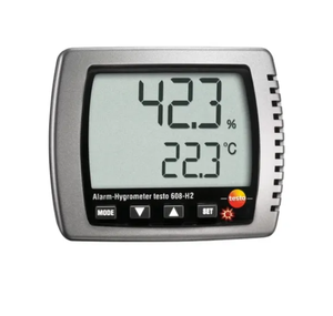 เทอร์โมไฮโกรมิเตอร์ดิจิตอล Testo 608-h2 |   0560 6082 เครื่องวัดอุณหภูมิและความชื้นแบบดั้งเดิม มีสินค้าในสต็อก - Product Image 1