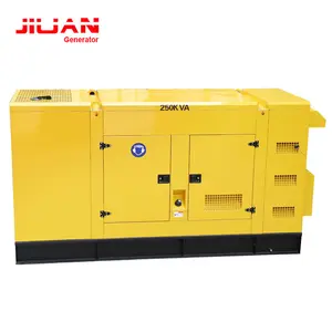 Doosan-generador de diésel Yuchai de 250kva, pieza de repuesto japonesa, genset, silencioso, a la venta