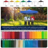Tente pliante à quatre pieds de 3m x 3m, tente pliante imperméable pour écran solaire d'urgence, tente rétractable publicitaire personnalisée