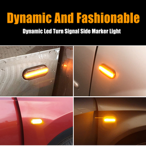 Clignotant latéral dynamique à LED pour Renault <span class=keywords><strong>Clio</strong></span> 1 2 KANGOO MEGANE ESPACE TWINGO MASTER Nissan Opel Smart FORTWO Nouveau 12V - Product Image 5