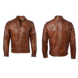 Service OEM : Vestes en cuir pour hommes, vêtements de mode outdoor, fabriquées avec les meilleurs matériaux, idéales pour l'hiver. - Product Image 4