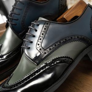 2026Cowhide Boots Autumn and Winter Vintage British Men's Leather Thick Soled Boots Buckle High Top Workwear Leather <b>Shoes</b> - Product Image 4