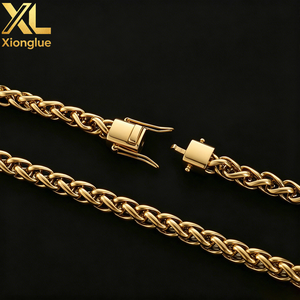 High Quality 6mm Silver Plated High Polished Stainless Steel Franco Chain Bracelet Hip Hop Jewelry for <b>Men</b> and Women - Product Image 4