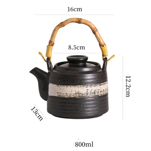 800ml <strong>Retro</strong> Design Ceramic Japanese Style Teapot Tea <strong>Kettle</strong> - Product Image 5