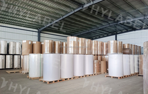 Étiquette autocollante en papier PP blanc brillant <span class=keywords><strong>de</strong></span> taille personnalisée, matériau en polypropylène PP, rouleau d'étiquettes PP Jumbo pour l'étiquetage des emballages - Product Image 5