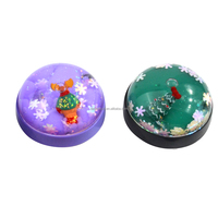 Aimant de réfrigérateur liquide en acrylique avec décoration 3D flottante créative de Noël, anti-stress, pour la maison, le bureau, souvenir, cadeau