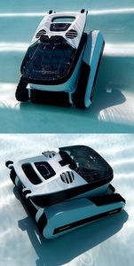 Nettoyeur de <span class=keywords><strong>piscine</strong></span> robotisé sans fil, <span class=keywords><strong>aspirateur</strong></span> automatique qui grimpe aux murs avec télécommande - Product Image 4