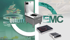 Table de cuisson à induction intégrée haute puissance 2200W+2300W, plaque de cuisson double en céramique à infrarouge, puissance de cuisson élevée jusqu'à 22 kW - Product Image 2