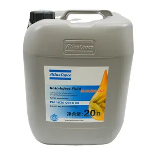 Base de aceite lubricante Nombres de marca Lubricador alimentador de aceite para Atlas Copco genuino original 1630091800 OIL RIF NDURANCE 20L