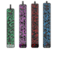 Multiprise intelligente de jeu européenne avec éclairage RVB, 4 prises AC, 2 ports USB, 2 ports C, design barre, prise universelle pour configuration de PC de bureau