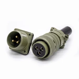 Amphenol MS3106A-16S-1S, 7 Way Cable Mount Plug Connector, Screw Coupling, Socket Contacts,Shell Size 16S, MIL-DTL-5015