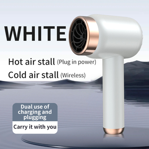 High Speed Brushless Motor 1000W Wireless Hotel Use Compact Salon Hair Dryer with USB Charging Low Noise Blower Negative Ions - Product Image 1