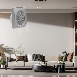 Ventilador de Extracción Eléctrico de Plástico con Rodamientos de Bolas de 4 Pulgadas, para Montar en la Pared, para Cocina, Baño y Hogar, OEM/ODM - Product Image 4