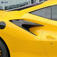 Kit de carrosserie décoratif en fibre de carbone de style M modifié pour Ferrari F8, kit décoratif léger