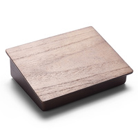 Vanlocy – présentoir à bijoux en noyer, présentoir à bagues créatif, présentoir à bagues en bois massif, accessoires à bijoux, support en bois massif
