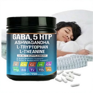 Compléments alimentaires Ausreson, comprimés pour le sommeil profond, naturels, L-tryptophane, Ashwagandha, mélatonine, GABA, 5-HTP, comprimés pour le sommeil - Product Image 1
