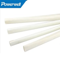 Gaine de câble ignifuge en fibre de verre recouverte de caoutchouc silicone, gaine isolante pour tuyau en cuivre