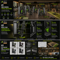 SK Selectorized Strength Equipment Full Set Commercial Gym Equipment Strength Training Fitness Equipment Gym Machines Center Set