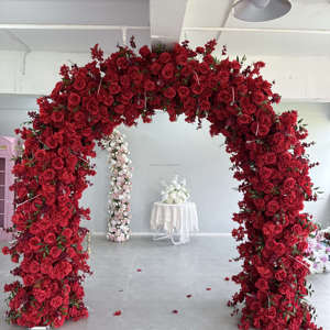 U-shape Rose Floral Entrance <strong>Arch</strong> <strong>Gate</strong> Wedding Stand Flower Arrangement <strong>Arch</strong> for Backdrop Wedding Floral <strong>Arch</strong> - Product Image 6