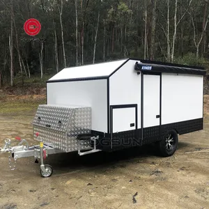 عربة تنظيف الحيوانات الأليفة متنقلة من Cogsun شاحنة محطة غسل الكلاب عربة خدمة ذاتية مقطورة تنظيف الكلاب مع معدات صالون الكلاب