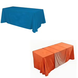 Tovaglie Elasticizzate Arancioni e Blu da 4/6 Piedi, <span class=keywords><strong>Copritavolo</strong></span> Stampato in Sublimazione, Tovaglie Elasticizzate da 8 Piedi per Fiere - Product Image 5