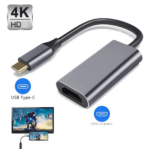 Cable adaptador compatible con USB C a HDMI tipo C 4K USB 3,1 Cable convertidor HDTV para proyector PC MacBook Pro Laptop Tablet <span class=keywords><strong>HUAWEI</strong></span> - Product Image 1