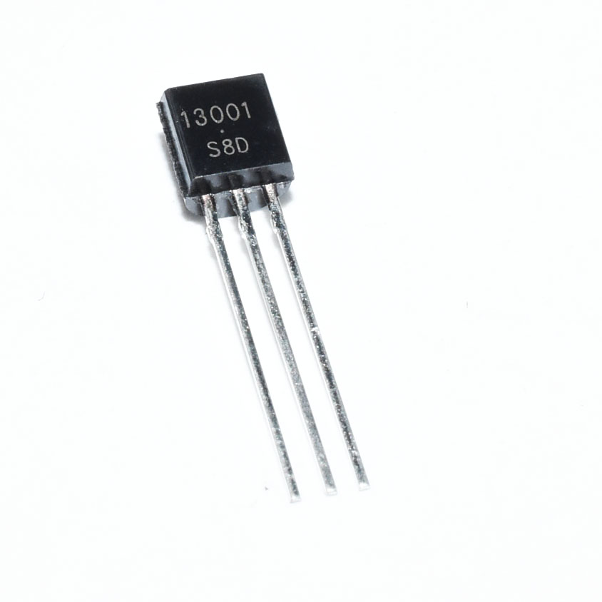 100 PCS MJE13001 TO-92 13001 600V 0.2A Silicon NPN Transistor #W9