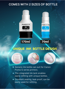 Botella compatible con Trendvision, tinta de tinte Refil a base de agua para impresora Canon GX Ink 6020 - Product Image 4
