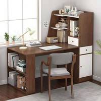 Table d'ordinateur en bois, bureau pour la maison, bureau d'ordinateur portable, bureau pour écriture à la maison