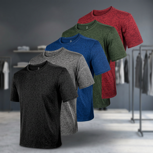 เสื้อยืดคอกลมแขนสั้นผู้ชายไซส์ใหญ่ ผ้าโพลีเอสเตอร์ 100% น้ำหนัก 180 กรัม แบบถัก พิมพ์ลายสกรีน  รับทำตามขนาดและโลโก้ที่ต้องการ - Product Image 3