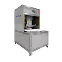 Machine de découpe de gâteau à ultrasons rotative automatique directe d'usine avec séparateur d'insertion de papier
