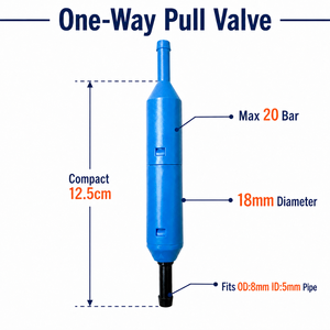 Water Fed Pole Valve <strong>Window</strong> <strong>Cleaning</strong> One Way Pull Valve For Telescopic Washing Kit - Product Image 1