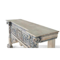 Meubles en bois de pin récupéré faits à la main Table d'appoint pour le salon et les hôtels Reproduction orientale vente en gros