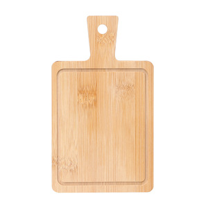 Bamboo Cutting Board Multi Functional With Handle Portable Reversible For <b>Steak</b> Bread Making Kitchen Use - Product Image 4
