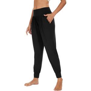 Pantalones Deportivos de Viscosa de Bambú Personalizados para Mujer, Pantalones de Yoga Suaves, Pantalones de Chándal para Descansar, Tallas S-XXL - Product Image 3