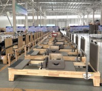 Reformer de Pilates en bois de chêne de haute qualité, équipement de fitness pour la musculation